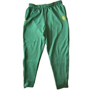 Baylor Bears Nike Dri Fit Green Warm-Up Athletics Pants Size XL BU Big 12 Footba